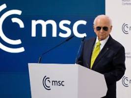 MSC-Chef greift zur Sonnenbrille: Ischinger nimmt Macron aufs Korn