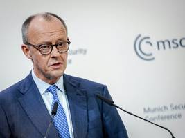 Sicherheitskonferenz: Friedrich Merz verspricht: „Wir legen den Schalter im Kopf um“