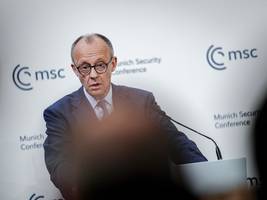 sicherheitskonferenz: merz will europäischen atomschirm