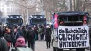 Demonstrationen: Protest gegen rechtsextremen Aufmarsch in Dresden