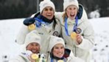 Ski-Langlaufstaffel der Frauen: Norwegen gewinnt nach Sturz schwedischer Staffelläuferin deutlich