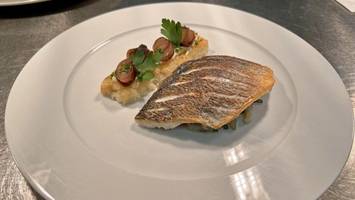 dorade mit focaccia, mangold und aioli aus dem „the westin grand“