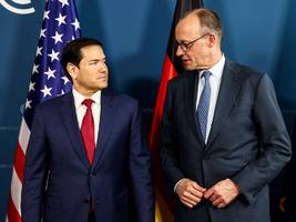 Transatlantische Beziehungen: Merz und Rubio: Wo sich die Kluft auftut