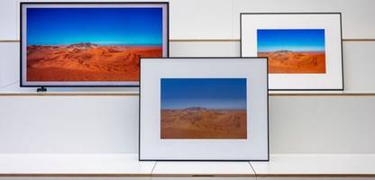 Elektronische XL-Bilderrahmen im Test: InkPoster Tela, Whitewall-Wechselrahmen und Samsung The Frame