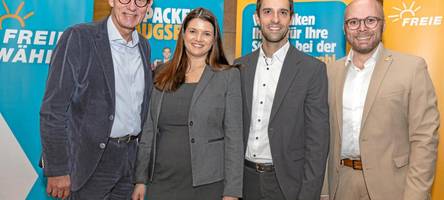 „Probleme anpacken“: Freie Wähler stimmen sich auf Kommunalwahl ein