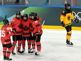 deutsche eishockeyfrauen: „nur“ 1:5 gegen kanada