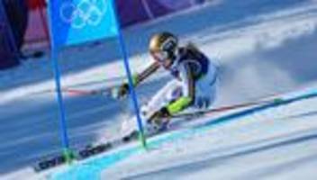 Olympische Winterspiele: Medaillenchance: Dürr als Zweite in Riesenslalom-Finale