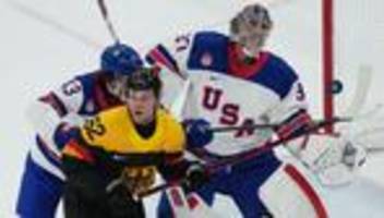 Olympisches Eishockeyturnier: Dank dänischer Hilfe: DEB-Pleite gegen USA ohne Folgen
