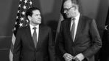 Marco Rubio und Friedrich Merz: Der vordergründig freundliche Mr. Rubio
