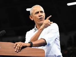 erste Äußerung zum affen-video: barack obama beklagt mit blick auf trump clown-show