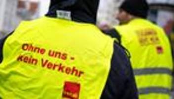 tarifkonflikt: warnstreiks im nahverkehr gehen diese woche weiter