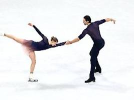 bronze im paarlauf: patzer in der kür: eiskunstläufer hase/volodin tanzen an gold vorbei