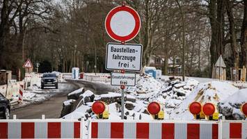 achtung: sperrung für die baustelle elbchaussee wird ausgeweitet