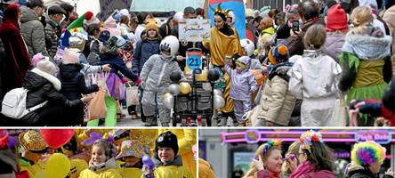 „Das Leben ist ernst genug“: So erleben die Feierwütigen den Gaudiwurm auf dem Rathausplatz
