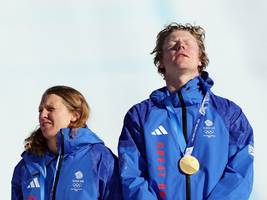 snowboardcross bei olympia: „fucking gold“! für großbritannien! im schnee!