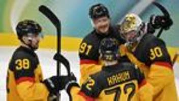 Olympia in Norditalien: Deutsches Eishockeyteam steht im Viertelfinale