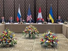 Moskau und Kiew verhandeln: Bisher keine Friedenslösung in Genf in Sicht