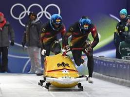 Olympia live: Deutsche Zweierbobs vor erneutem Dreifachsieg