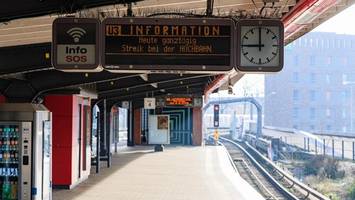 warnstreik bei der hochbahn: neben bussen jetzt auch u-bahn betroffen