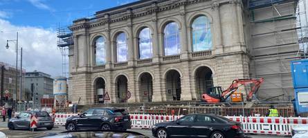 Freie Sicht aufs Augsburger Staatstheater: Warum das Große Haus kurzzeitig wieder zu sehen ist