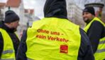 Tarifkonflikt: Verdi will Nahverkehr in Augsburg und Regensburg lahmlegen