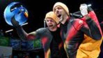 Zweierbob bei Winterspielen: Spaßpilot Lochner macht ernst - Küsschen für Kuske