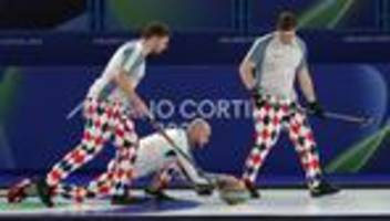 Olympische Winterspiele: Beim Curling kam was ins Rutschen