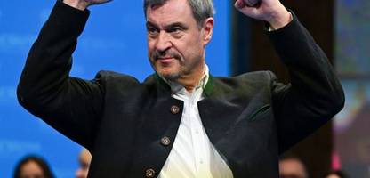 Politischer Aschermittwoch in Niederbayern: Söder gegen Grüne, Grüne gegen Merz und Söder