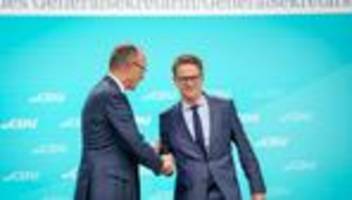 parteitag in stuttgart: cdu bestätigt generalsekretär linnemann mit großer mehrheit