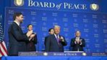 Board of Peace: So war das erste Treffen von Trumps sogenanntem Friedensrat