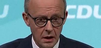 Friedrich Merz auf dem CDU-Parteitag: »Europa muss lernen, die Sprache der Macht zu sprechen«