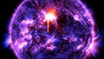 durchmesser von 15 erden: löste dieser riesige sonnenfleck die polarlichter?