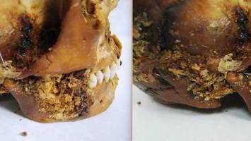 kiefer-op vor 2500 jahren: ct-scans enthüllen einfache prothese