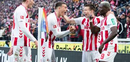 fußball-bundesliga: fc bayern münchen besiegt eintracht frankfurt, ragnar ache gelingt traumtor für köln