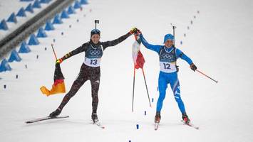 „Der letzte Tanz“: Beim olympischen Biathlon-Finale fließen die Abschiedstränen