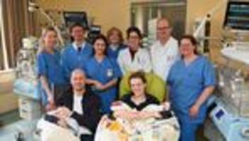 Sensation: Sehr selten: Eineiige Drillinge in Bielefeld geboren