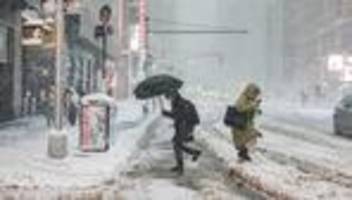 Schneesturm: Hunderttausende in den USA wegen Blizzard ohne Strom