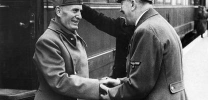 Benito Mussolini: Notizen des Faschisten von Treffen mit Adolf Hitler entdeckt