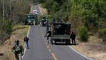 Nach Tötung von Drogenboss: Drogenkrieg in Mexiko: Bei Unruhen keine Ausländer verletzt