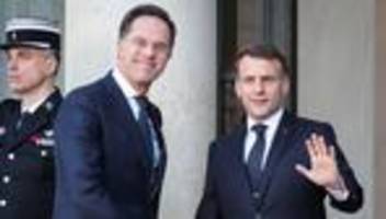 eu-hilfen: rutte und macron fordern verstärkte unterstützung für die ukraine