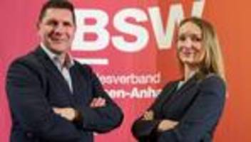 Vor der Landtagswahl: Claudia Wittig und Thomas Schulze führen BSW-Wahlkampf an