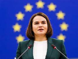 Angst vor Verfolgung durch KGB : Belarussische Oppositionsführerin verlegt Exil nach Polen