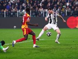 nach 2:5-hinspielpleite: juventus verpasst in unterzahl das cl-wunder gegen galatasaray