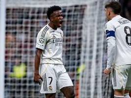 PSG wackelt bis Platzverweis: Vinicius Jr. erlöst Real wieder gegen Benfica - Madrid im CL-Achtelfinale