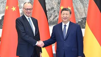 Merz trifft Xi in Peking – und spricht auch unangenehme Themen an