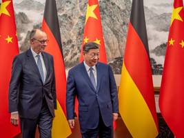 kanzler in china: merz fordert peking zu „fairem wettbewerb“ auf