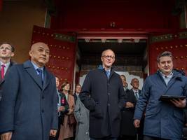 friedrich merz in china: der kanzler kritisiert nur leise