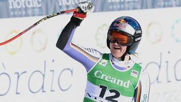 Nach Doppel-Silber bei Olympia: Bärenstarke Aicher gewinnt Super-G in Andorra