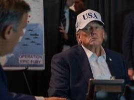 zünden seine bomben die lunte?: trump führt einen es reicht mir jetzt-krieg gegen iran