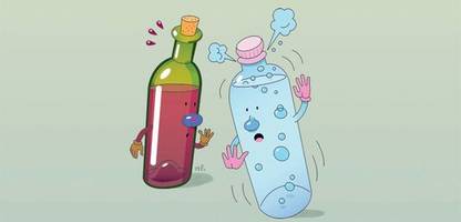 Rätsel des Alltags: Warum haben manche Flaschenböden eine Wölbung?